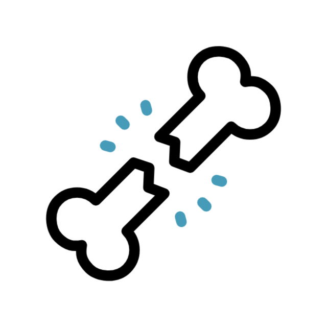 Animated icon representing Orthopedic department